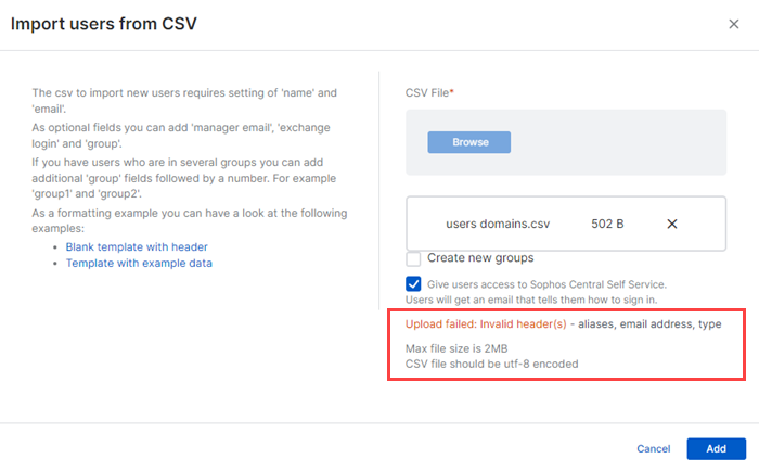 How to Upload a CSV File