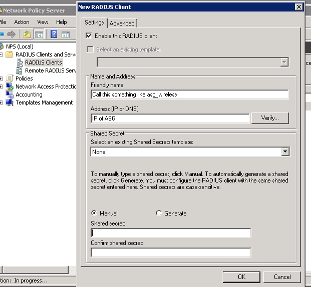 Sophos UTM: Wireless and Radius authentication