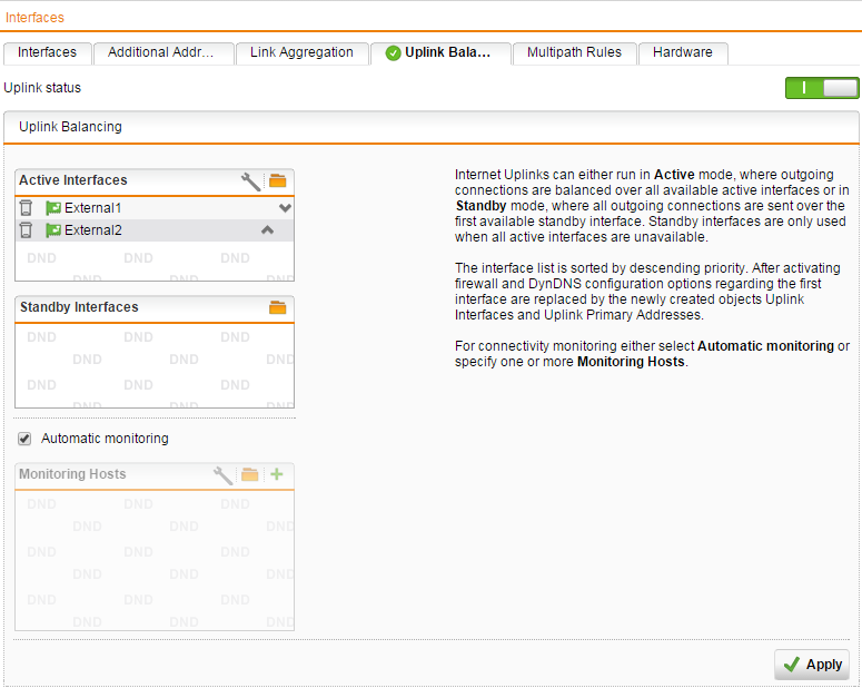 Sophos UTM: How to configure IPsec Site-to-Site VPN with multipath uplink
