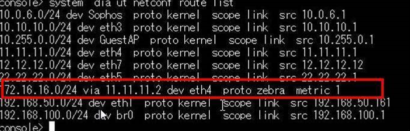 Sophos Firewall: Configure a floating static unicast route