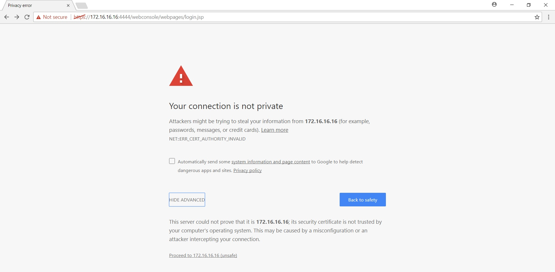 Sophos XG Firewall: Webadmin とキャプティブポータルの認証ページで