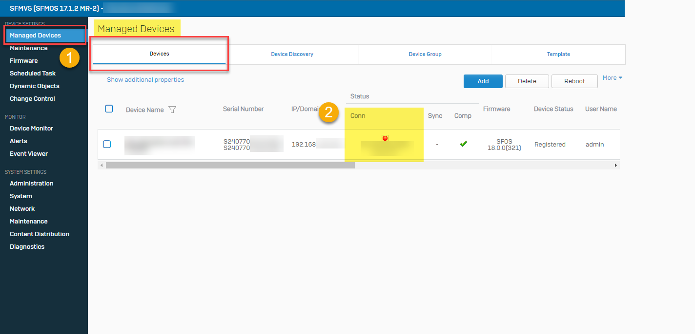 勧告: Sophos XG Firewall: Asnarok の脆弱性 - SFM 管理対象デバイス