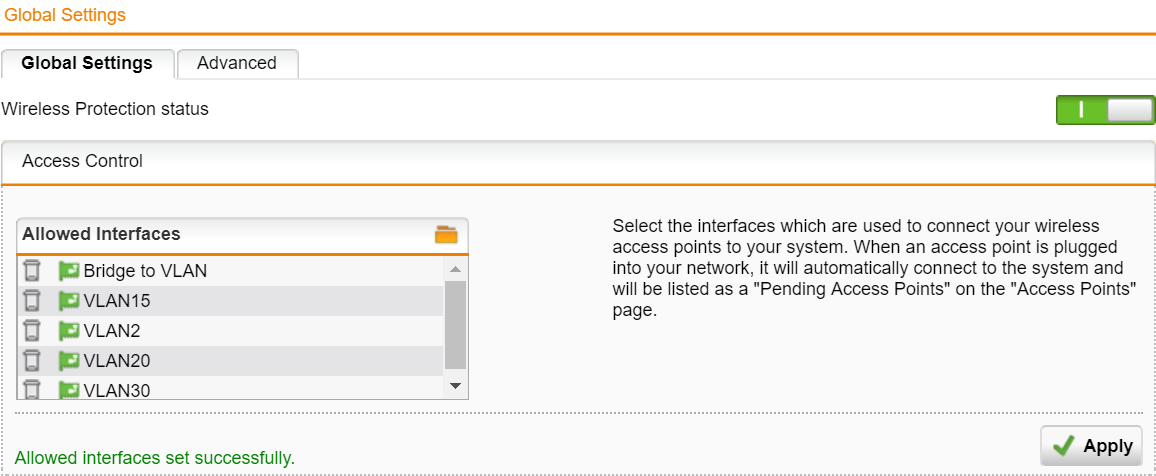 Sophos UTM: Bridge wireless AP to VLAN