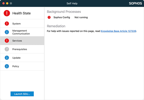 Sophos Endpoint for macOS: macOS Ventura known compatibility issues
